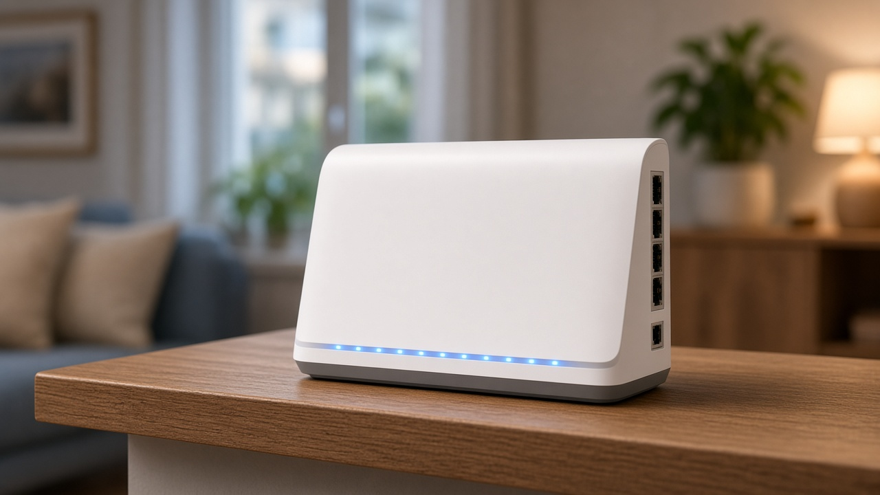 Xfinity internet gateway providing Wi-Fi coverage throughout a home